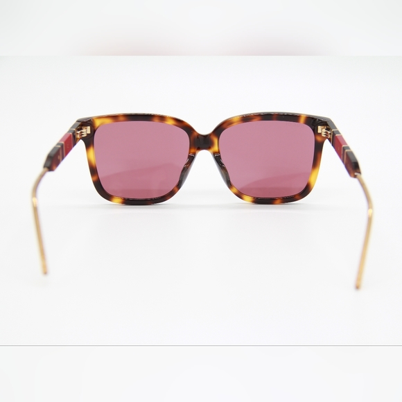 NEW GUCCI GG0599SA 003 UNISEX SUNGLASSES GUCCI GG0599SA BROWN RED UNISEX EYEWEAR - Picture 7 of 12